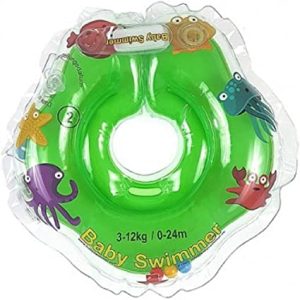 flotador para bebe verde