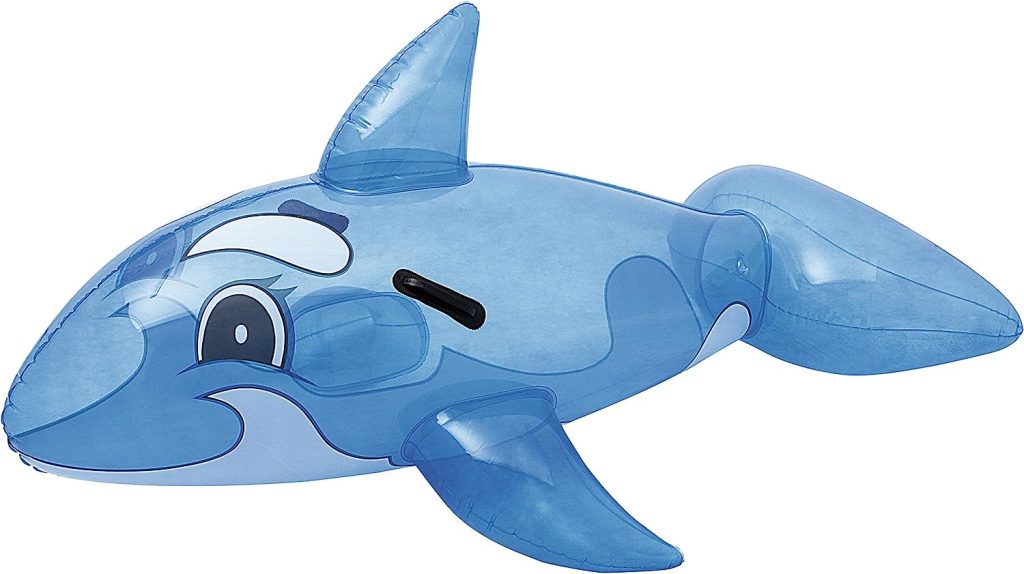 flotador orca azul
