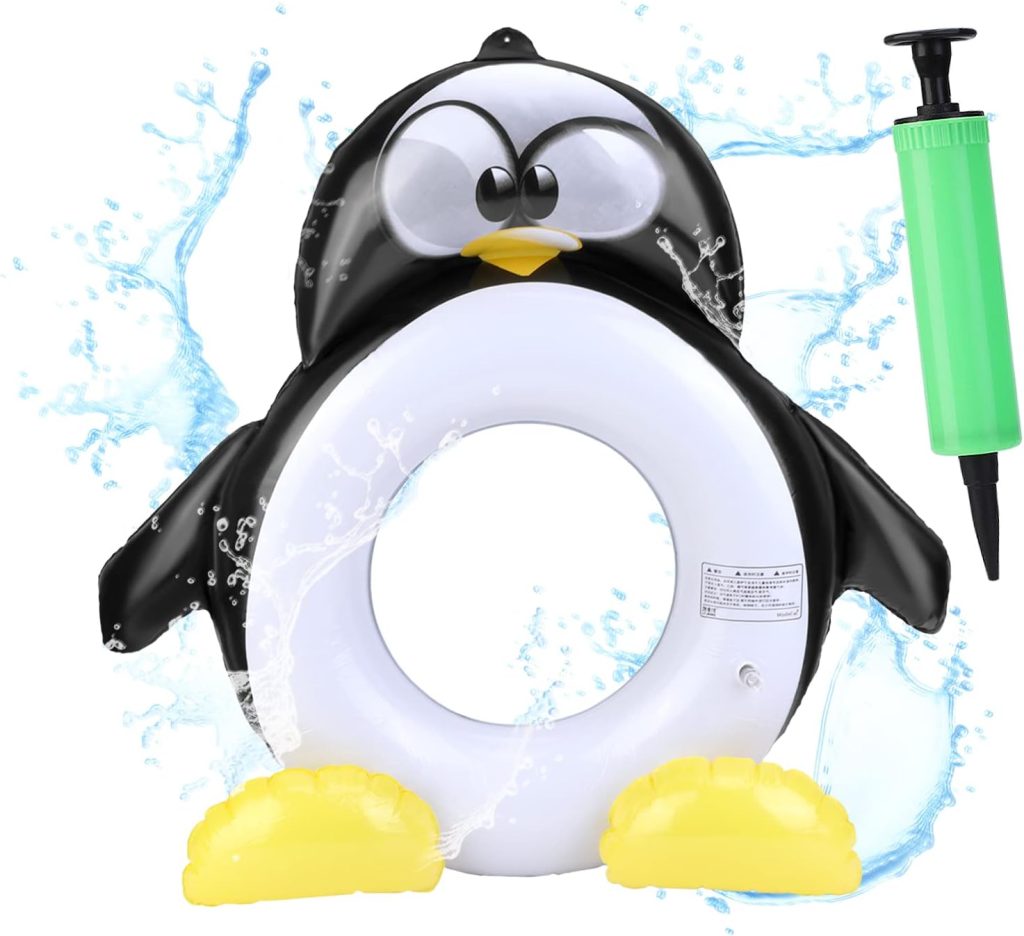flotador pinguino anillo de natacion